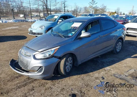 2016 Hyundai Accent Se z USA, uszkodzony, nr VIN KMHCT4AE9GU101686